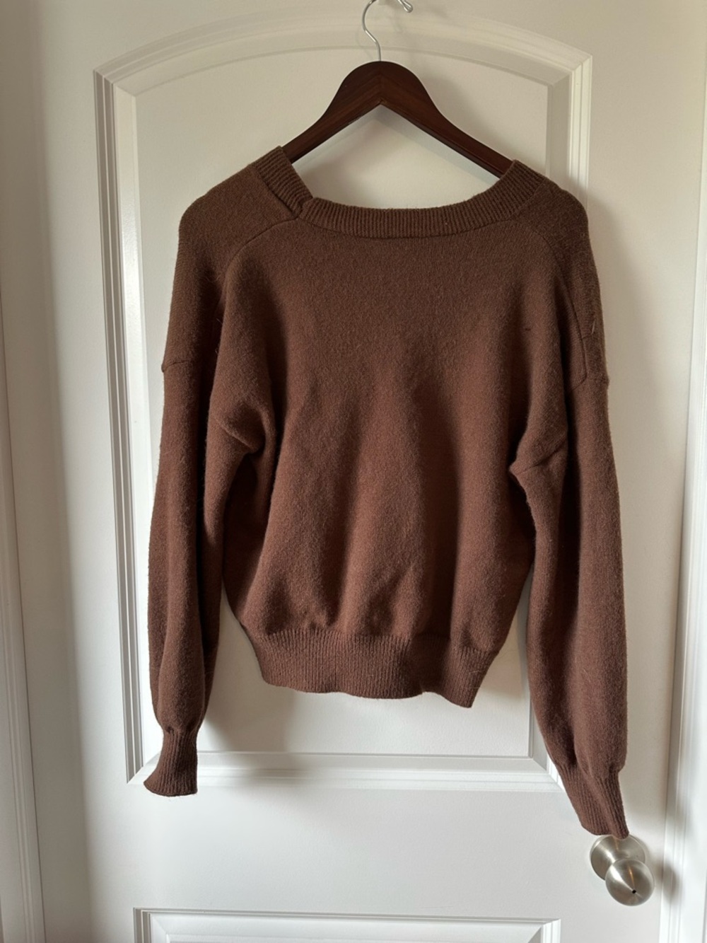 Cozy Brown Knit Two-Piece Set - Picture 5 of 7